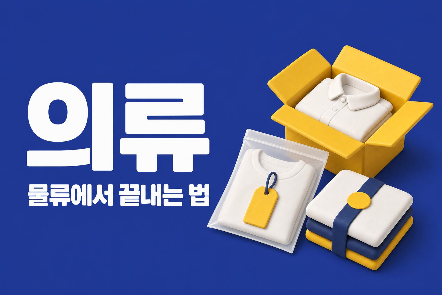 의류 상품화란? 택·폴리백·세트 구성까지 물류에서 끝내는 법 인포그래픽